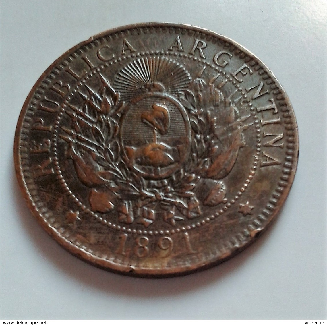 ARGENTINE DOS CENTAVOS 1891 OU 1887  (B1233) - Argentina