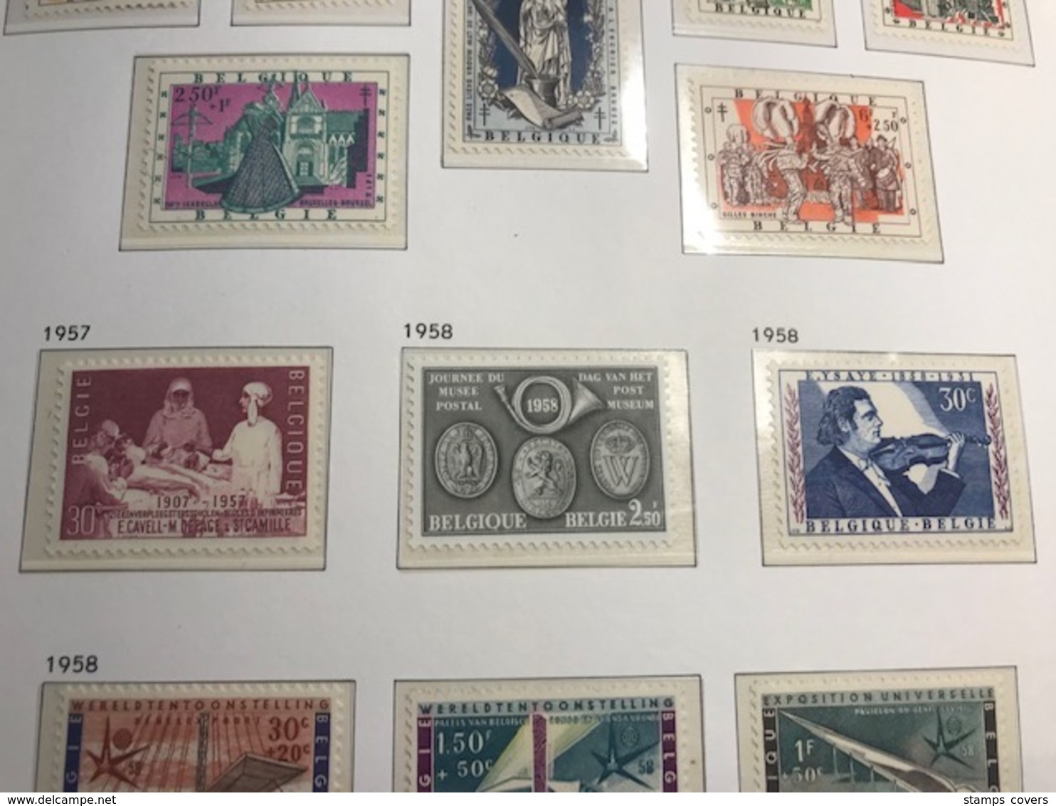 BELGIUM MNH** COB 1038, 1046, 1063 & 1047/52 - Unused Stamps