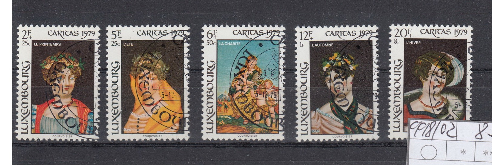Luxemburg Michel Cat.No.  Used 998/1002 - Used Stamps