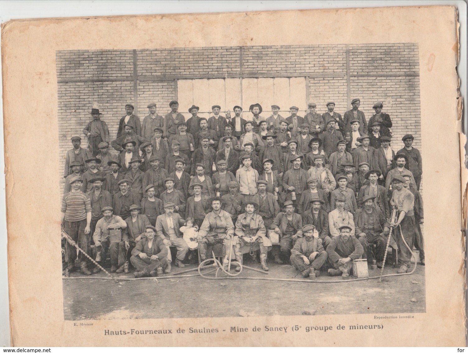 Meurthe Et Moselle : SAULNES : Hauts-fourneaux De Saulnes - Mine De Sancy : Images Photo. ( 10 Vues ) état Mauvais Voir - 1901-1940