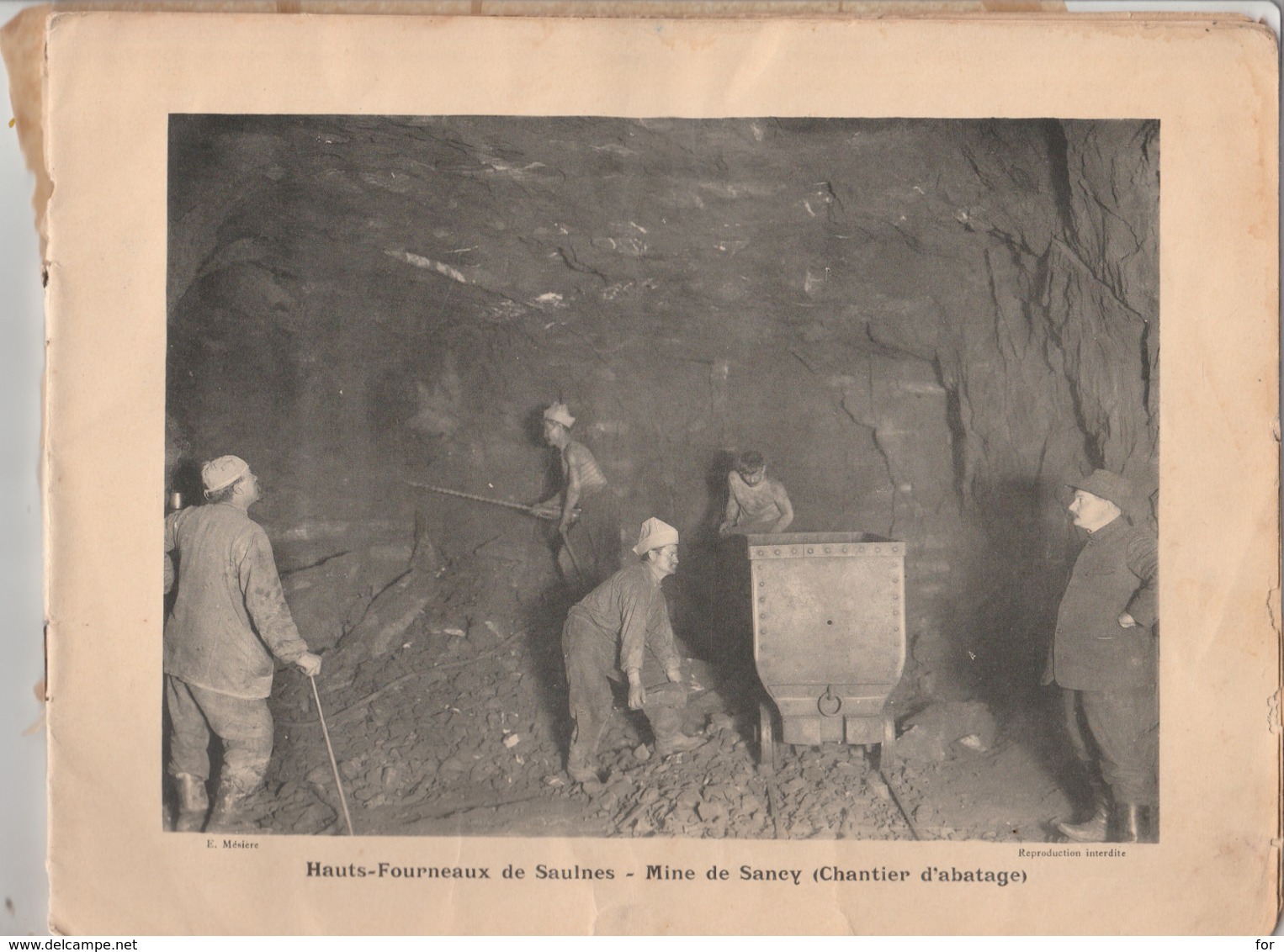 Meurthe Et Moselle : SAULNES : Hauts-fourneaux De Saulnes - Mine De Sancy : Images Photo. ( 10 Vues ) état Mauvais Voir - 1901-1940