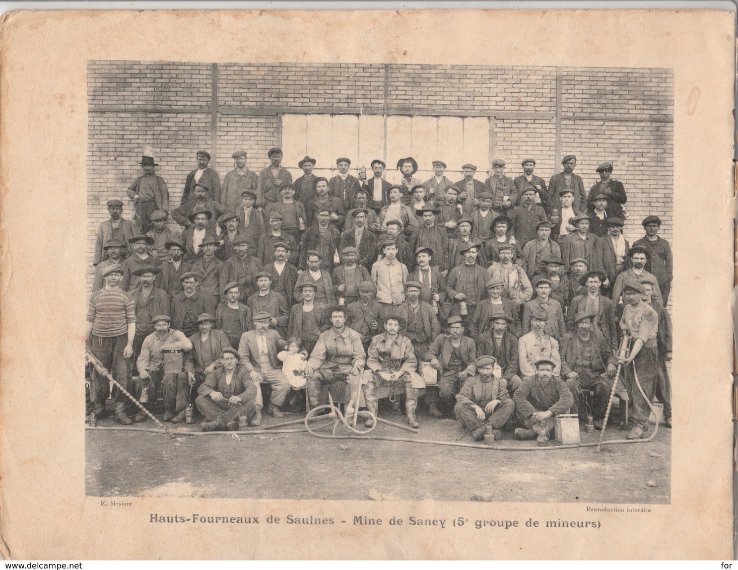 Meurthe Et Moselle : SAULNES : Hauts-fourneaux De Saulnes - Mine De Sancy : Images Photo. ( 10 Vues ) état Mauvais Voir - 1901-1940