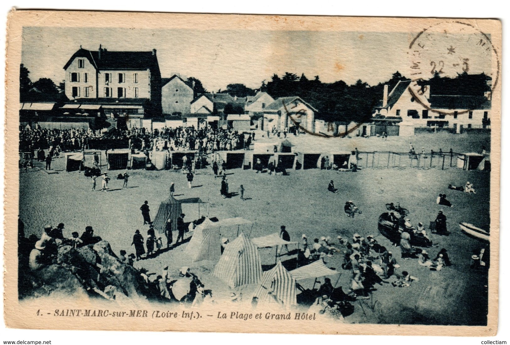 SAINT-MARC-SUR-MER - La Plage Et Grand Hôtel - Sonstige & Ohne Zuordnung