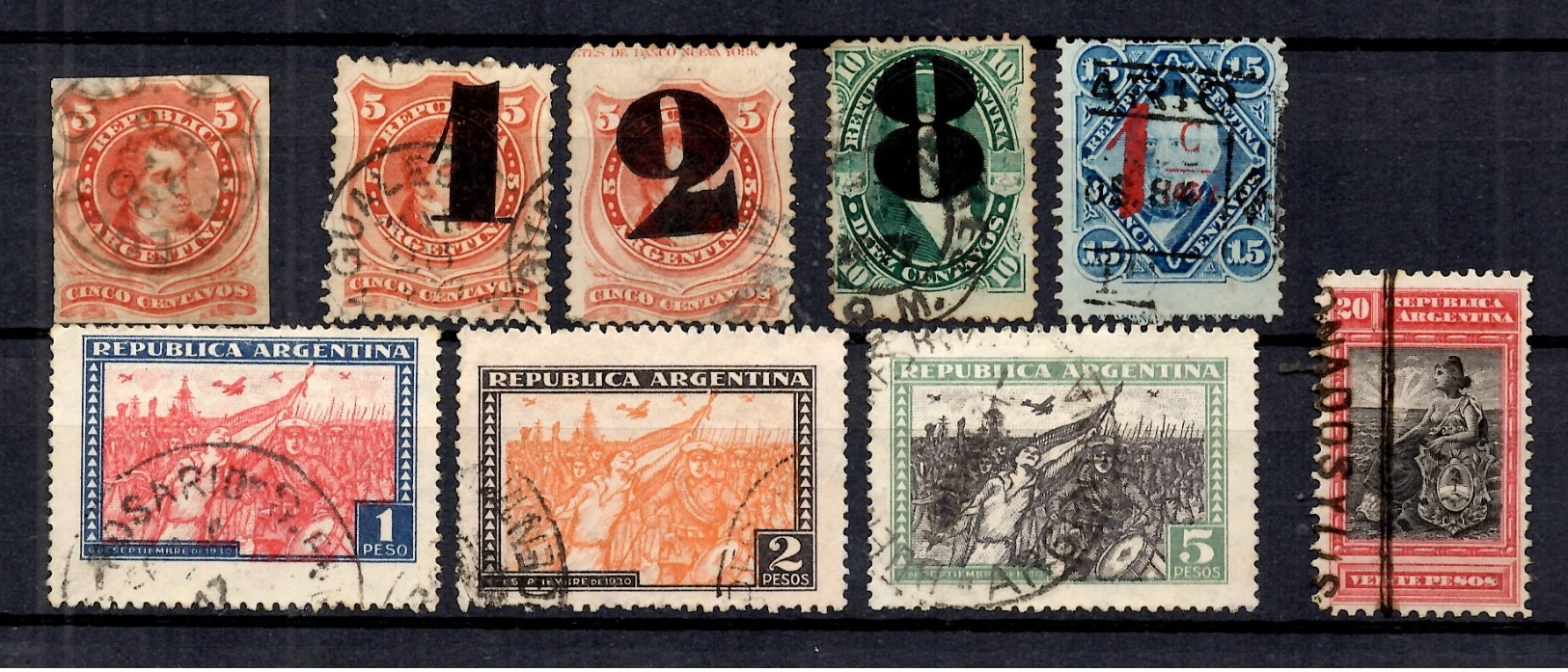 Argentine Belle Petite Collection De Bonnes Valeurs Anciennes 1877/1931. B/TB. A Saisir! - Lots & Serien