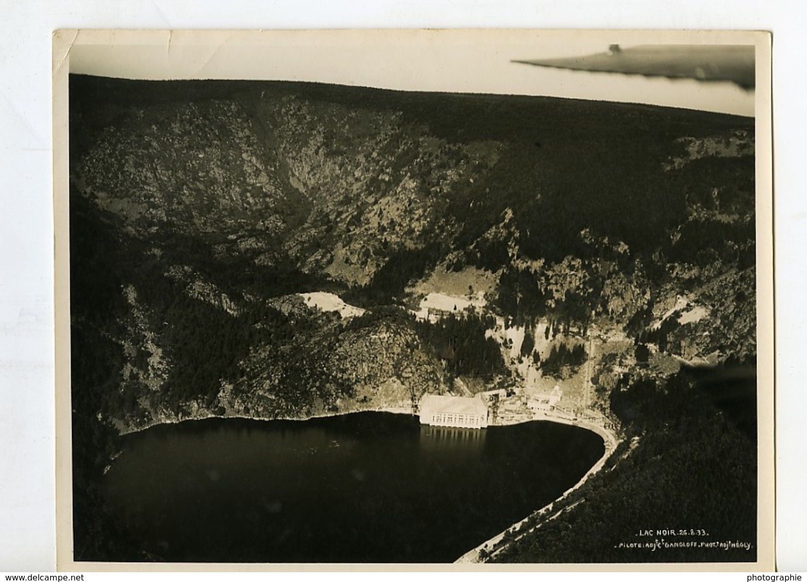 France Alsace Armée Panorama Lac Noir Gangloff Hegly Ancienne Photo Aérienne 1933 - Lugares