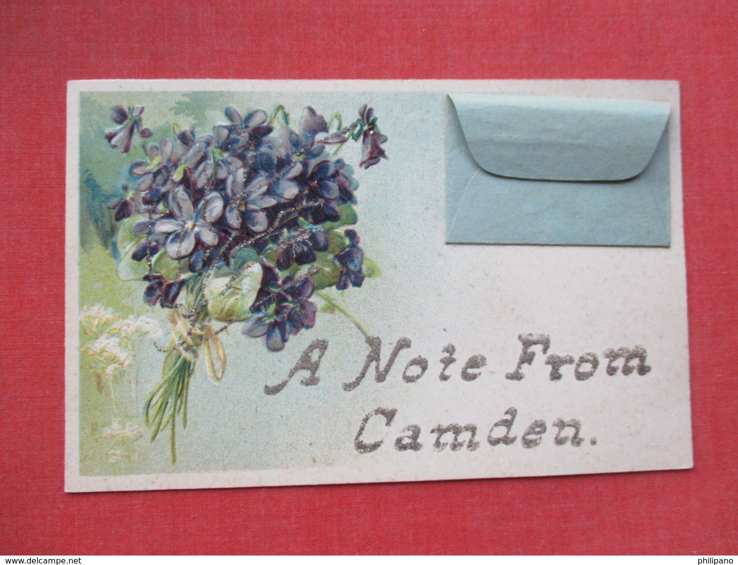 PFB Embossed  A Note From Camden  Camden    New Jersey      Ref 3644 - Camden