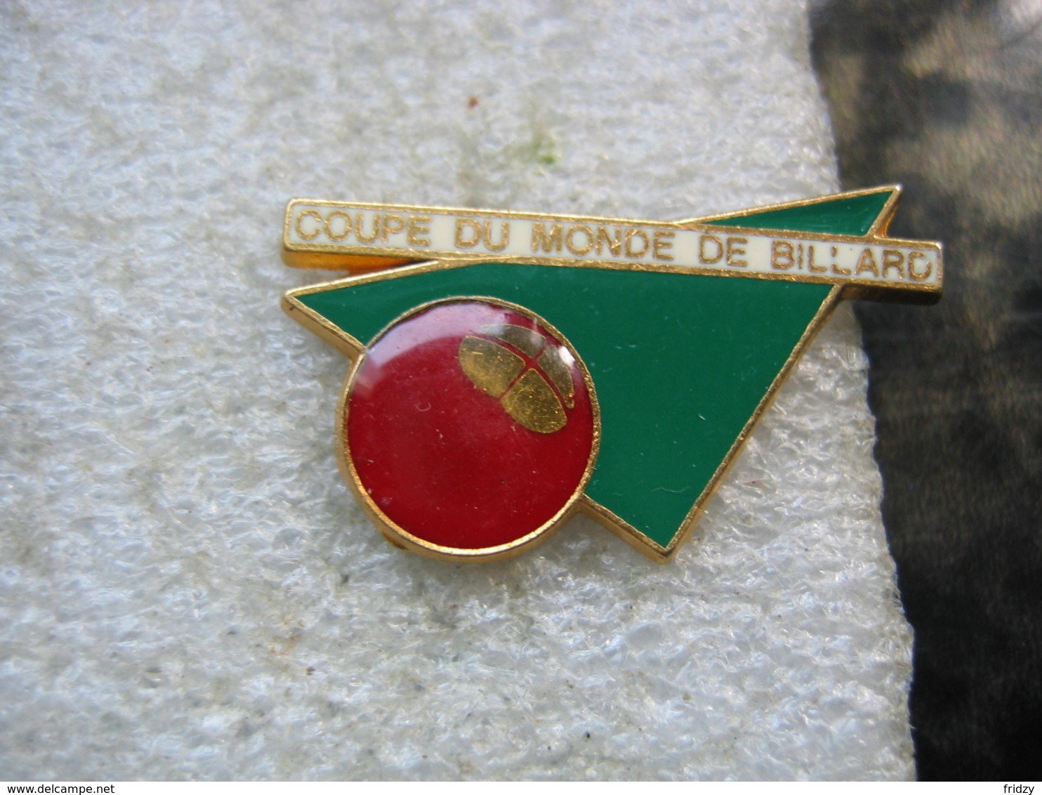 Pin's De La Coupe Du Monde De Billard - Billard