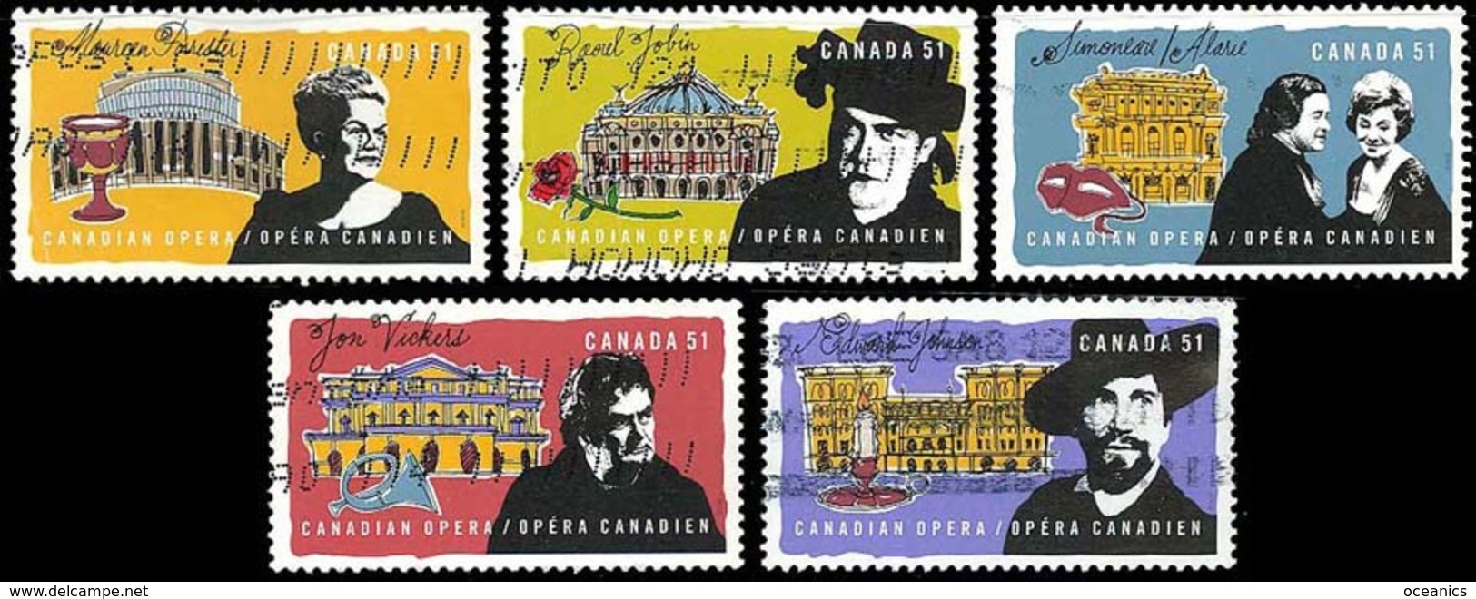 Canada (Scott No.2178-82 - Opera)(o) - Usati