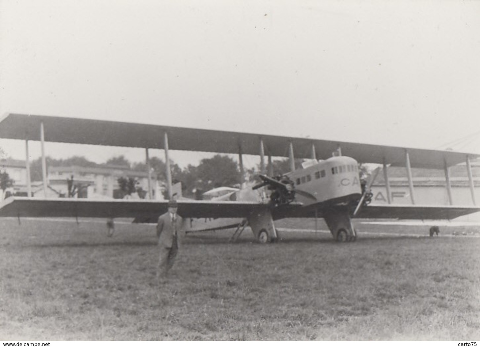 Aviation - Photographie - Avion Biplan - 1919-1938