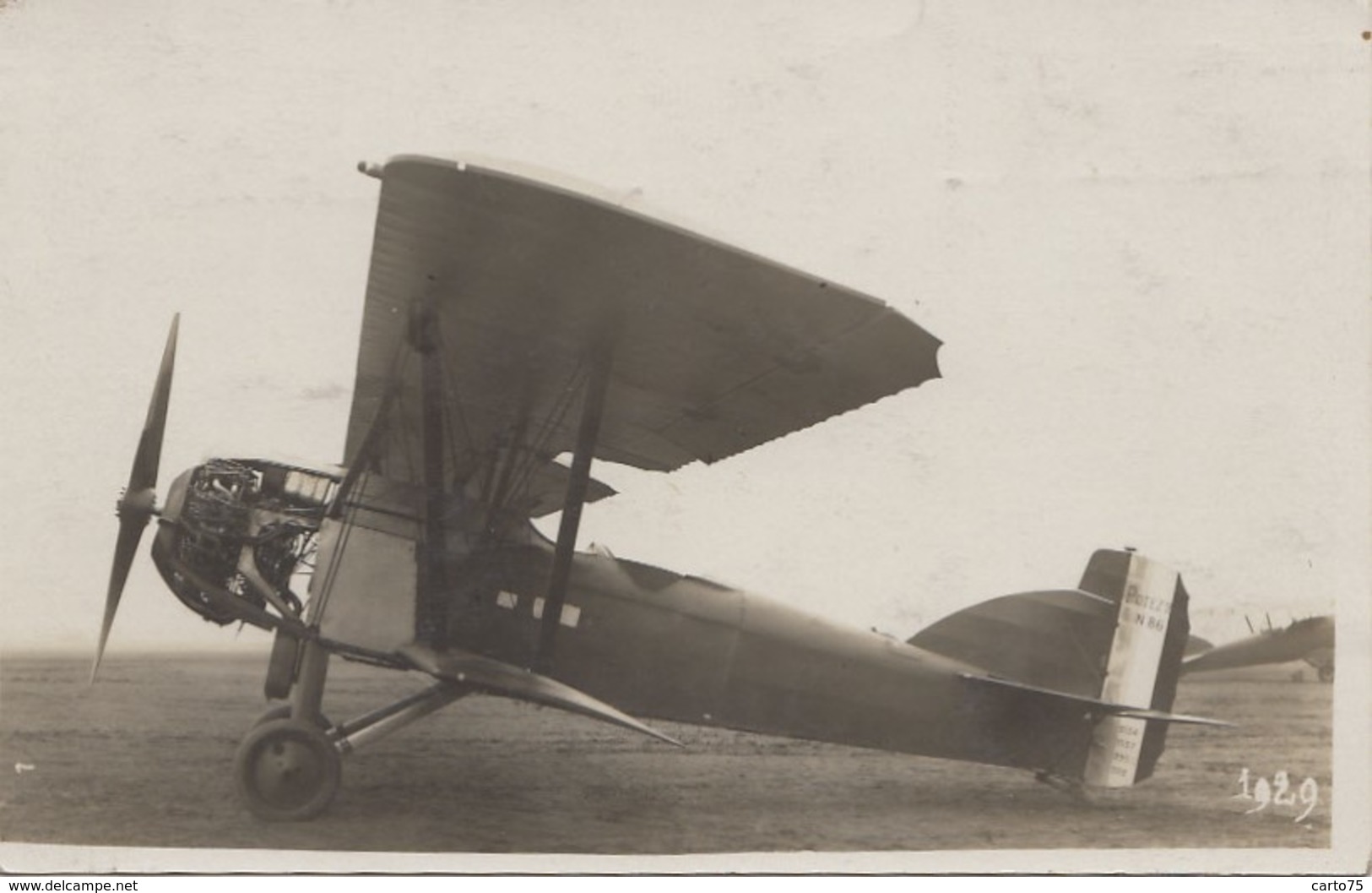 Aviation - Avion Potez - Metz 1929 - Correspondant Mopin Parfums Isabey Ile-Saint-Denis - Carte-photo - 1919-1938: Between Wars