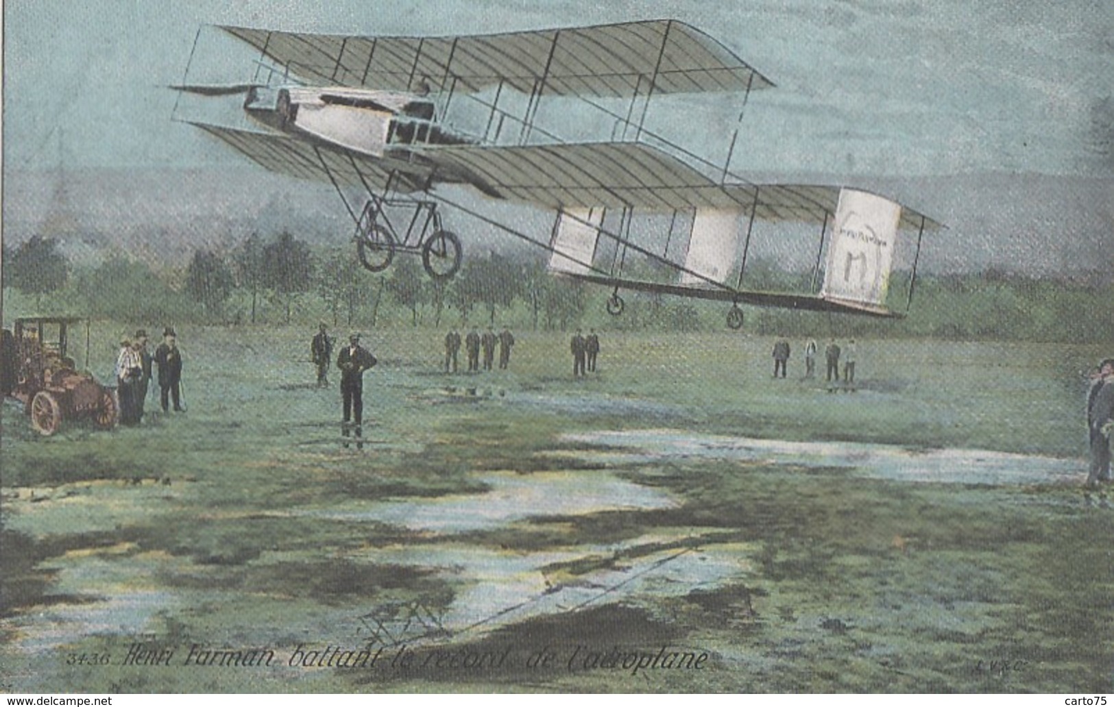 Aviation - Avion Biplan Farman - Record - ....-1914: Voorlopers