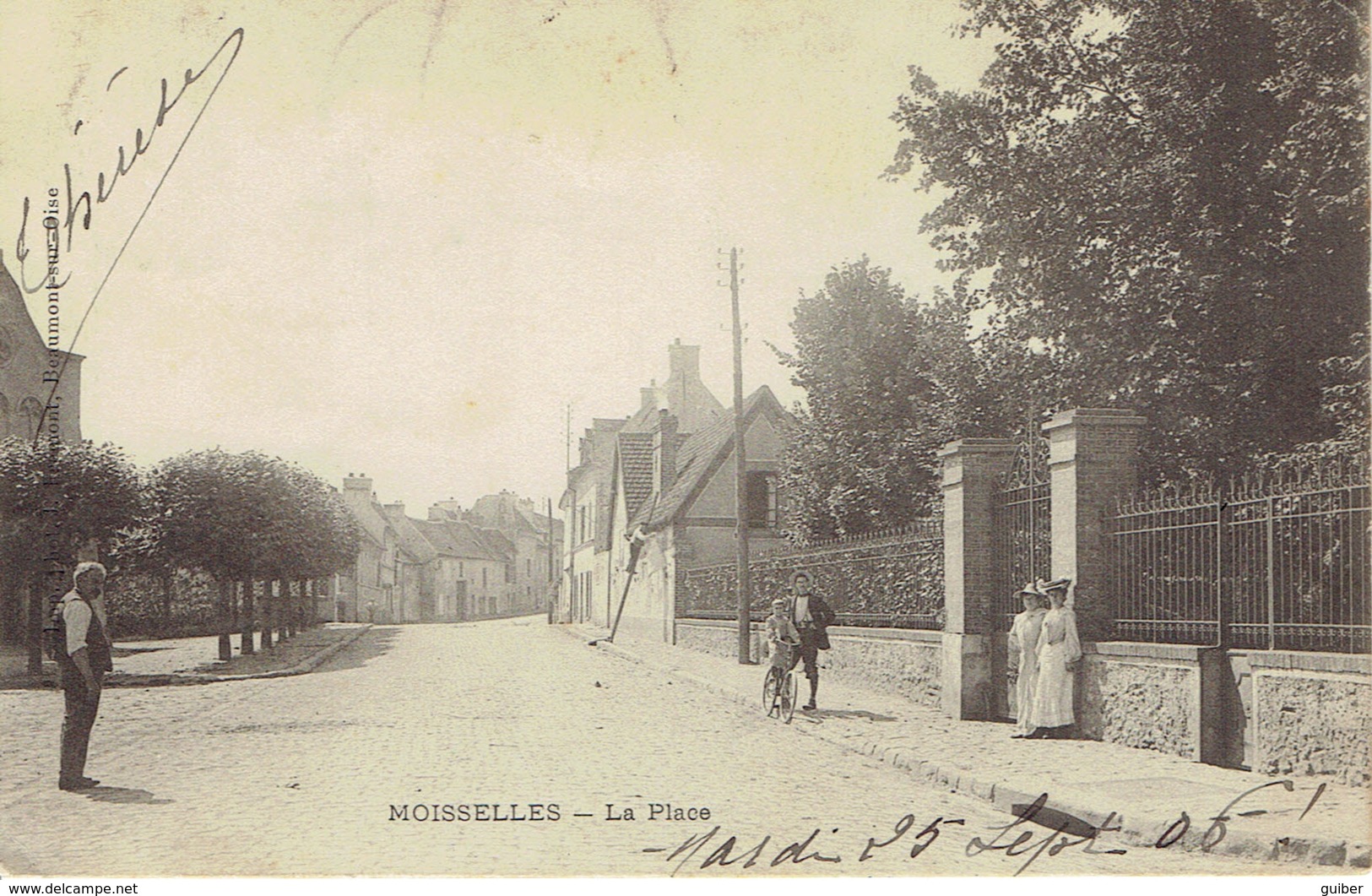 95 Moisselles La Place 1906 - Moisselles