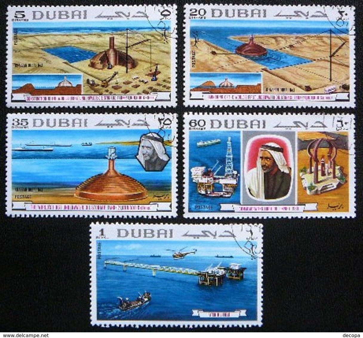 (dcth-119)    Dubai    Mi Nr. 357-61 - Dubai