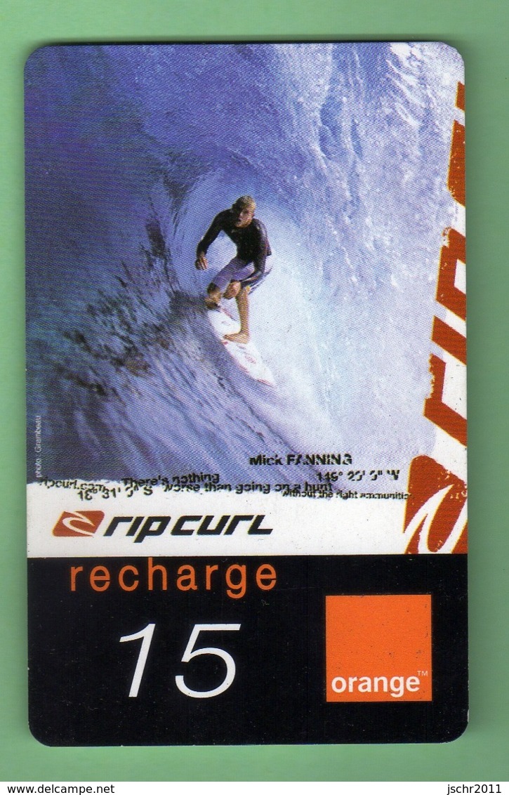 ORANGE REUNION *** RECHARGE 15€ *** SURF *** (A105-P10) - Mobicartes (recharges)