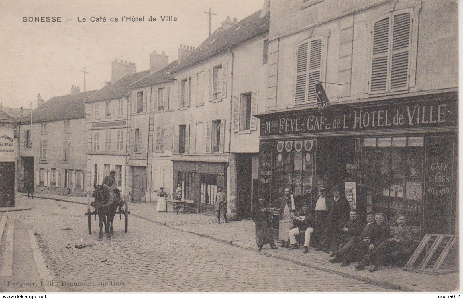 95 - GONESSE - LE CAFE DE L'HOTEL DE VILLE - Gonesse