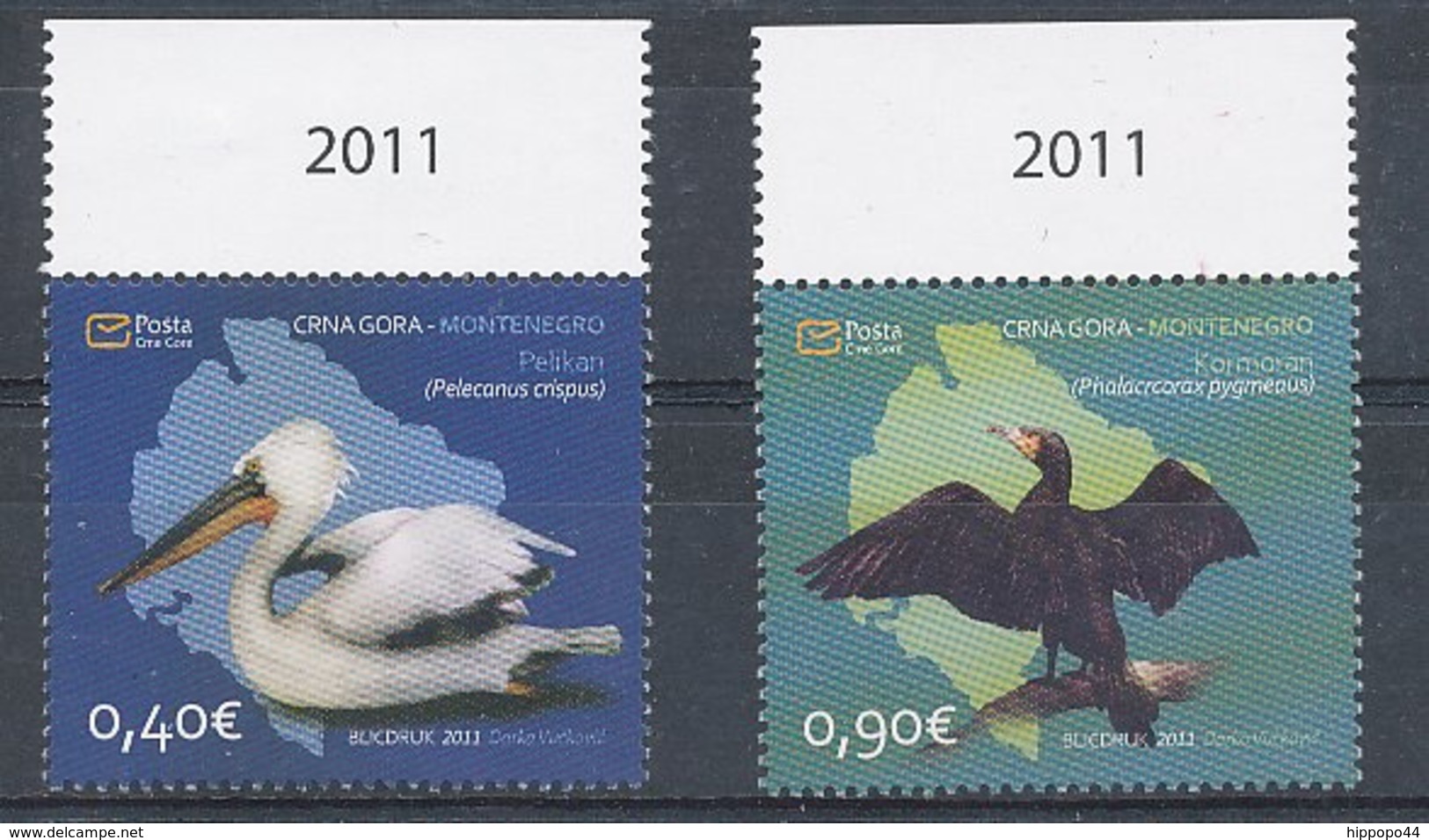 2011, Montenegro, Neuf - Oiseaux, Birds. - Autres & Non Classés