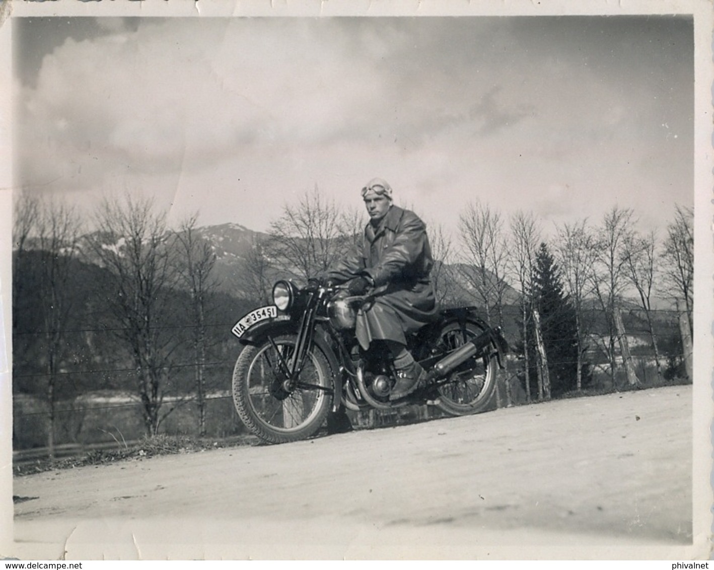 MOTOCICLETA , MOTO , MOTOR , MOTORCYCLE , MOTORRAD - ANTIGUA FOTOGRAFIA ORIGINAL - Otros & Sin Clasificación