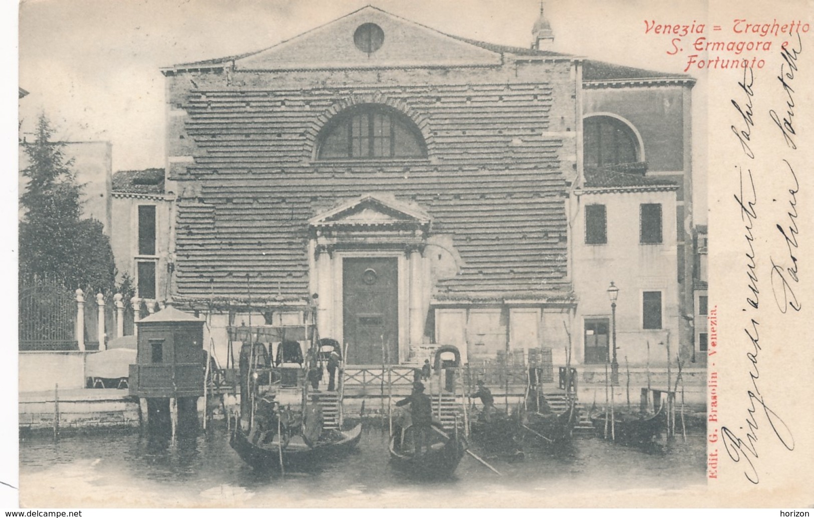 Z.116.  VENEZIA - Traghetto S. Ermagora E Fortunato - 190(?) - Ediz. G. Brasolin - Venezia (Venice)