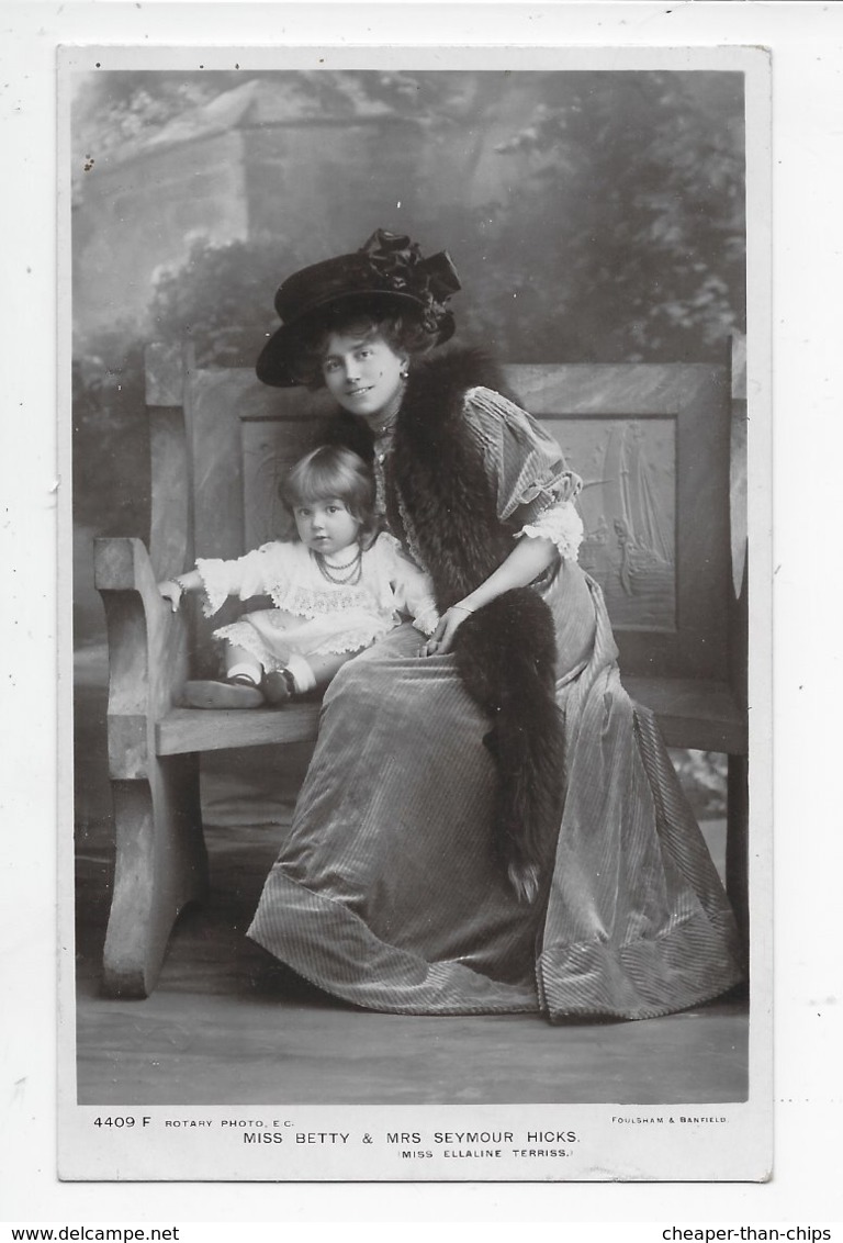 Miss Betty & Mrs. Seymour Hicks. (Miss Ellaline Terriss.) - Theatre