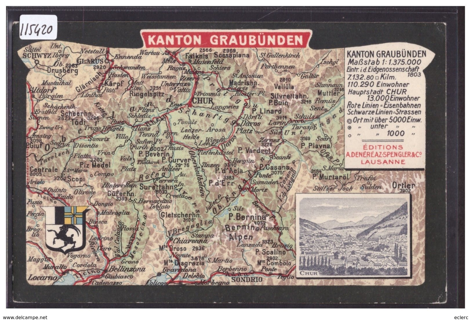 KANTON GRAUBÜNDEN - TB - Other & Unclassified