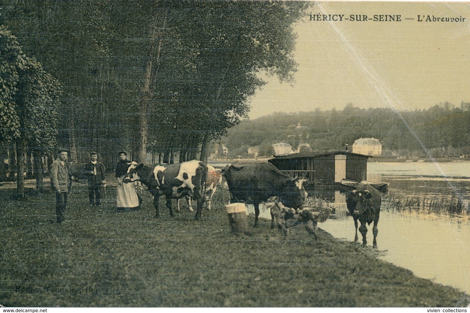 Héricy Sur Seine (77 - Seine Et Marne) L'abreuvoir - Autres & Non Classés