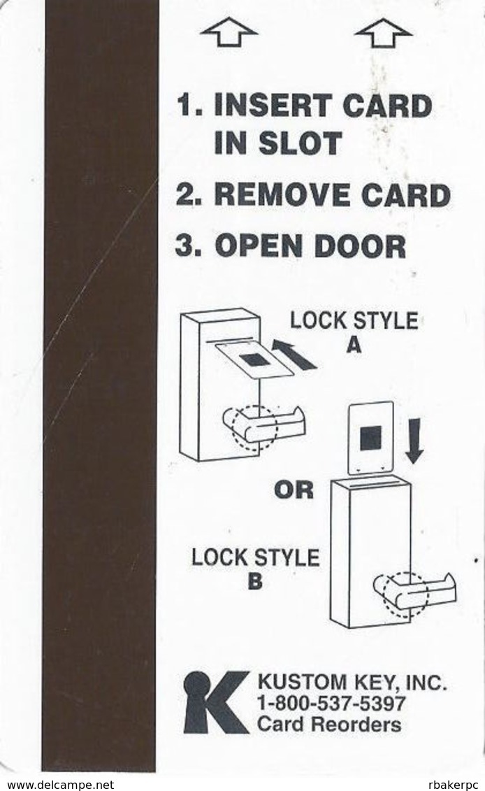 Sleep Inn Hotel Room Key Card - Hotel Keycards