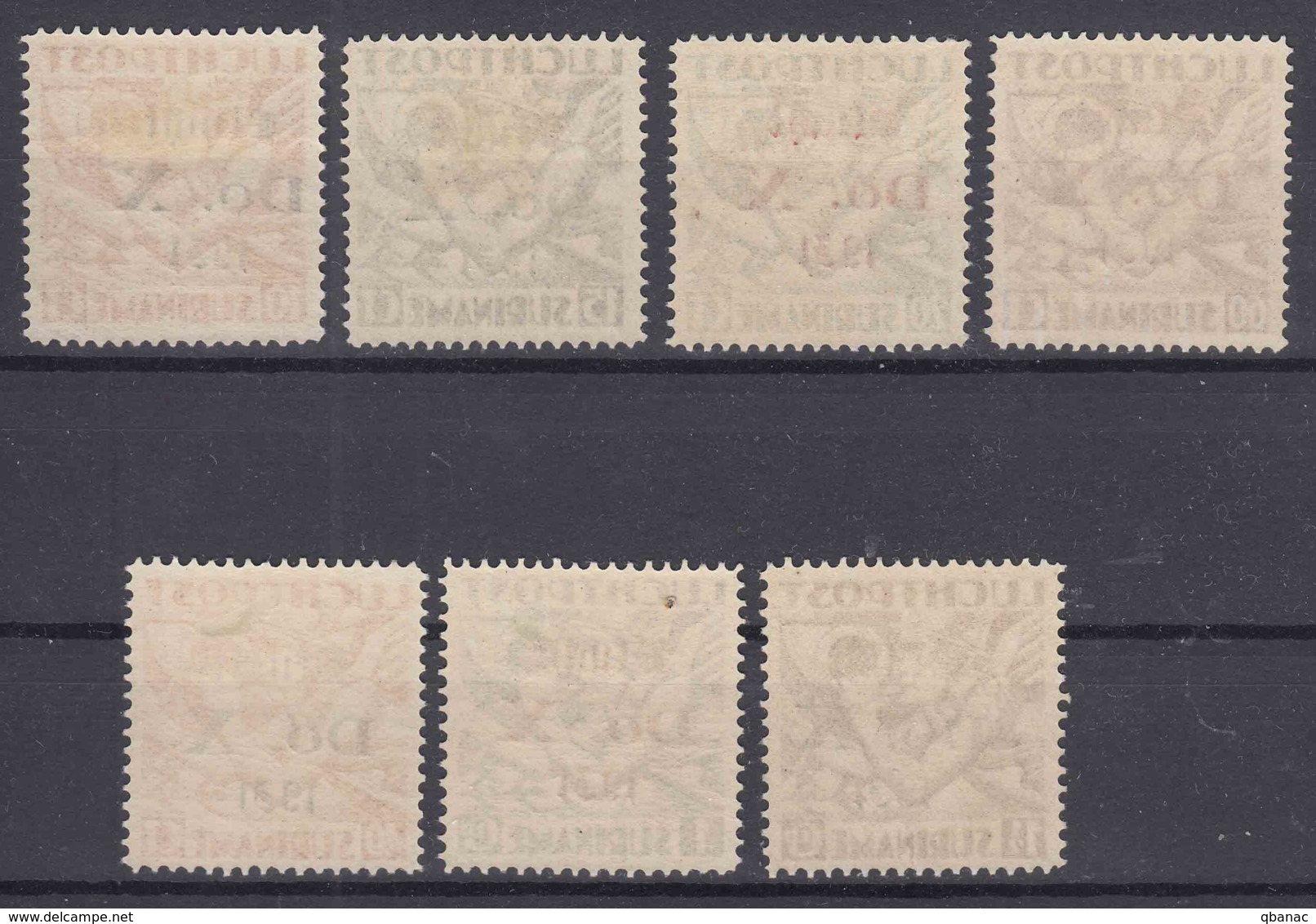 Netherlands Surinam Suriname DoX Set 1931 Mi#159-165 Mint Hinged - Suriname ... - 1975