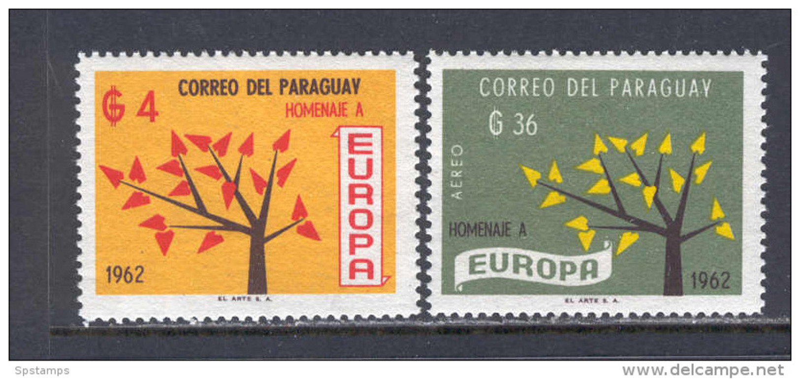 Paraguay 1962 Europa MNH (T1825) - 1962