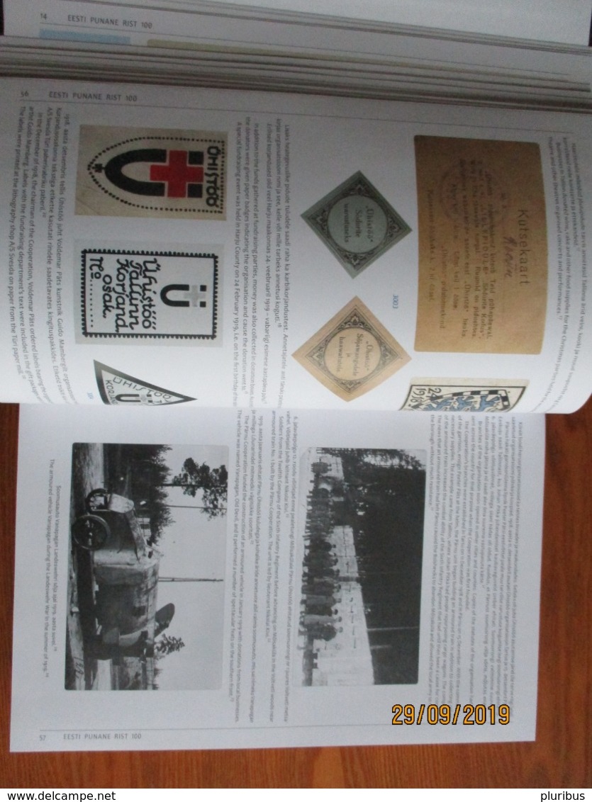 ESTONIA RED CROSS INSIGNIA DECORATIONS MEDALS ORDERS BADGES , Huge Book - Anglais