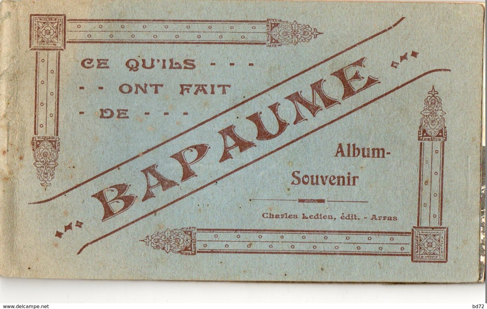 BAPAUME ( 62 ) - Carnet De 12 Cartes ( Complet ) - Bapaume