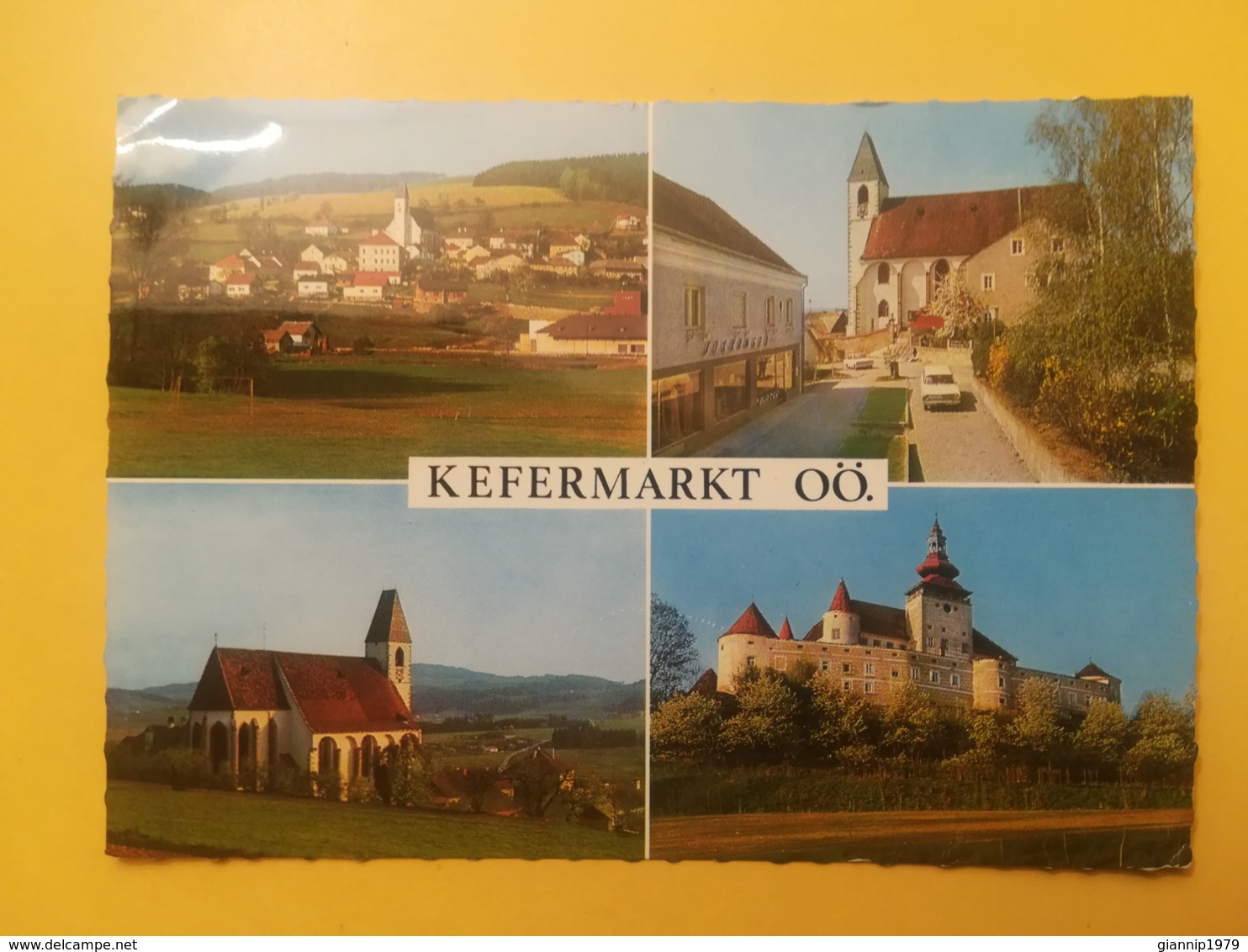 CARTOLINA POSTCARD AUSTRIA OSTERREICH 1970 KEFERMARKT BOLLO BUILDINGS OBLITERE FREISTADT ANNULLO - Freistadt