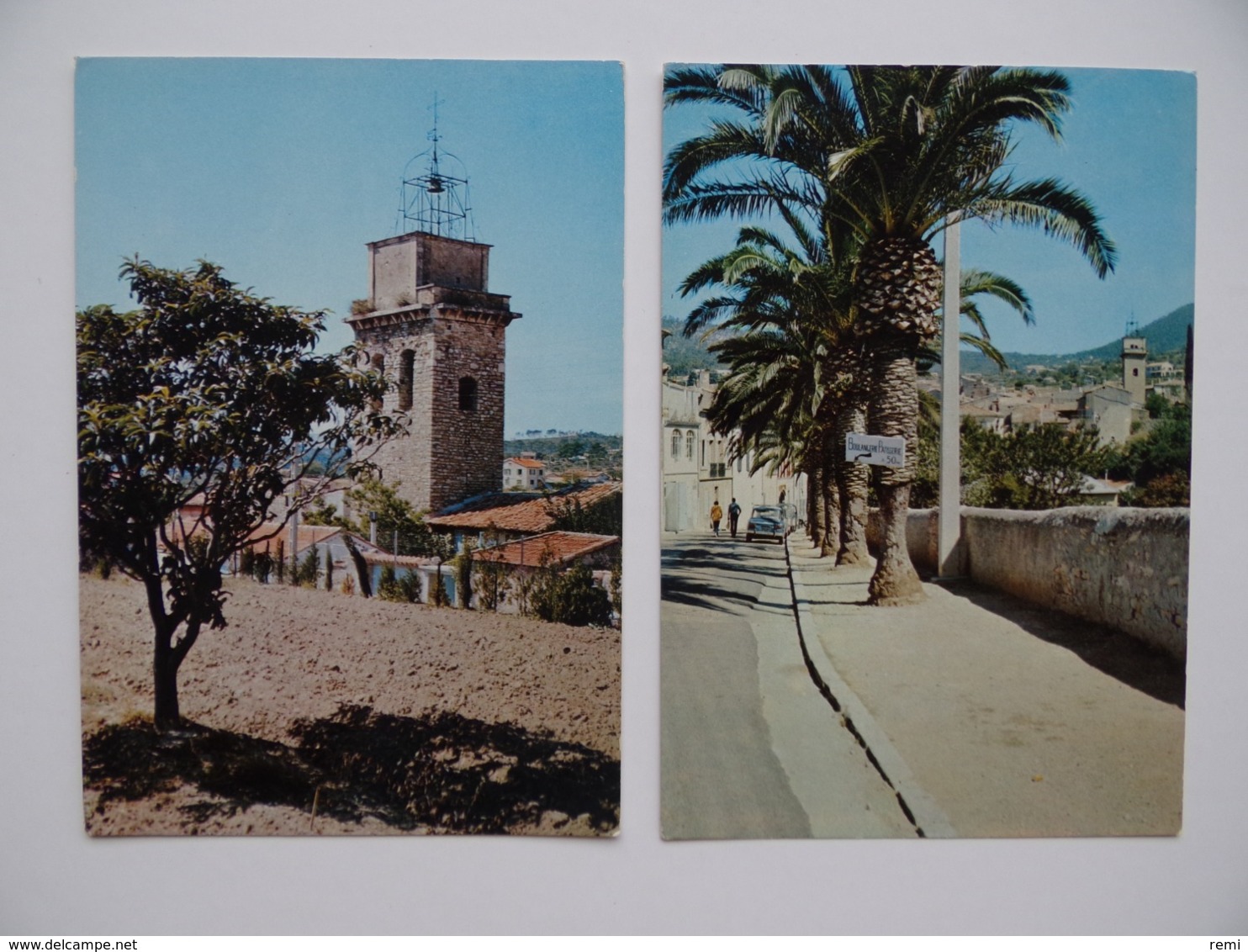 13 CEYRESTE Entrée Du Village & Clocher Lot De 2 Cartes Postales - Sonstige & Ohne Zuordnung