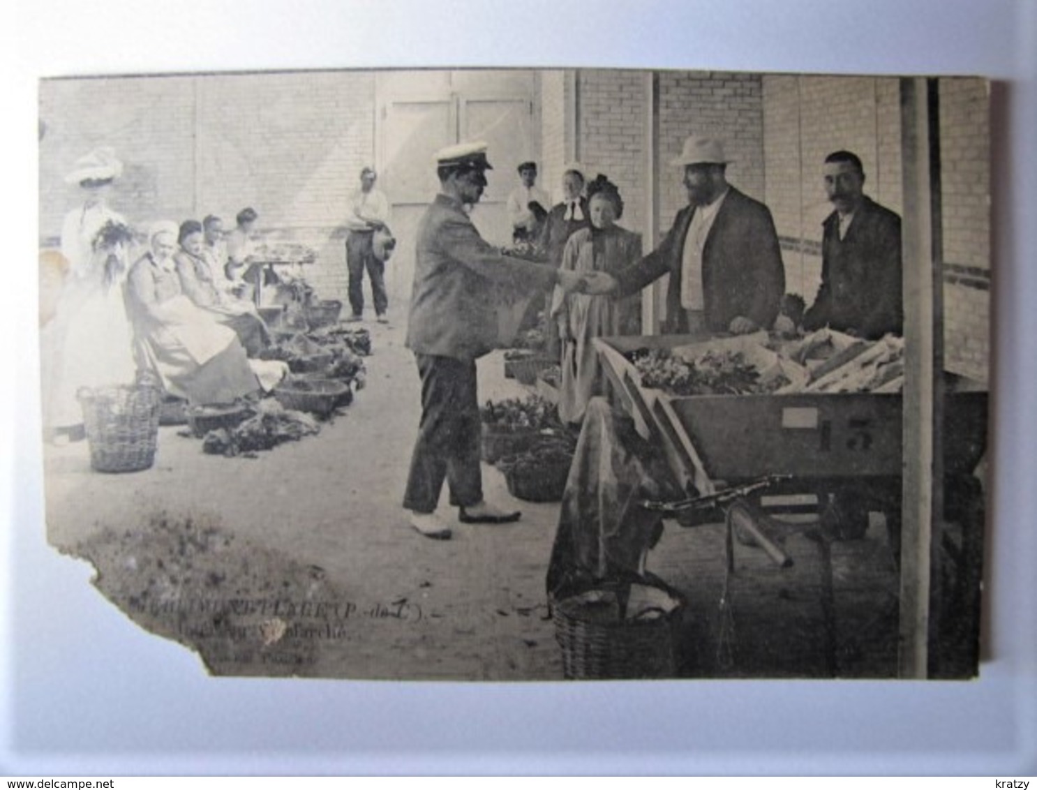 FRANCE - PAS DE CALAIS - MERLIMONT PLAGE - Intérieur Du Marché - 1909 - Autres & Non Classés