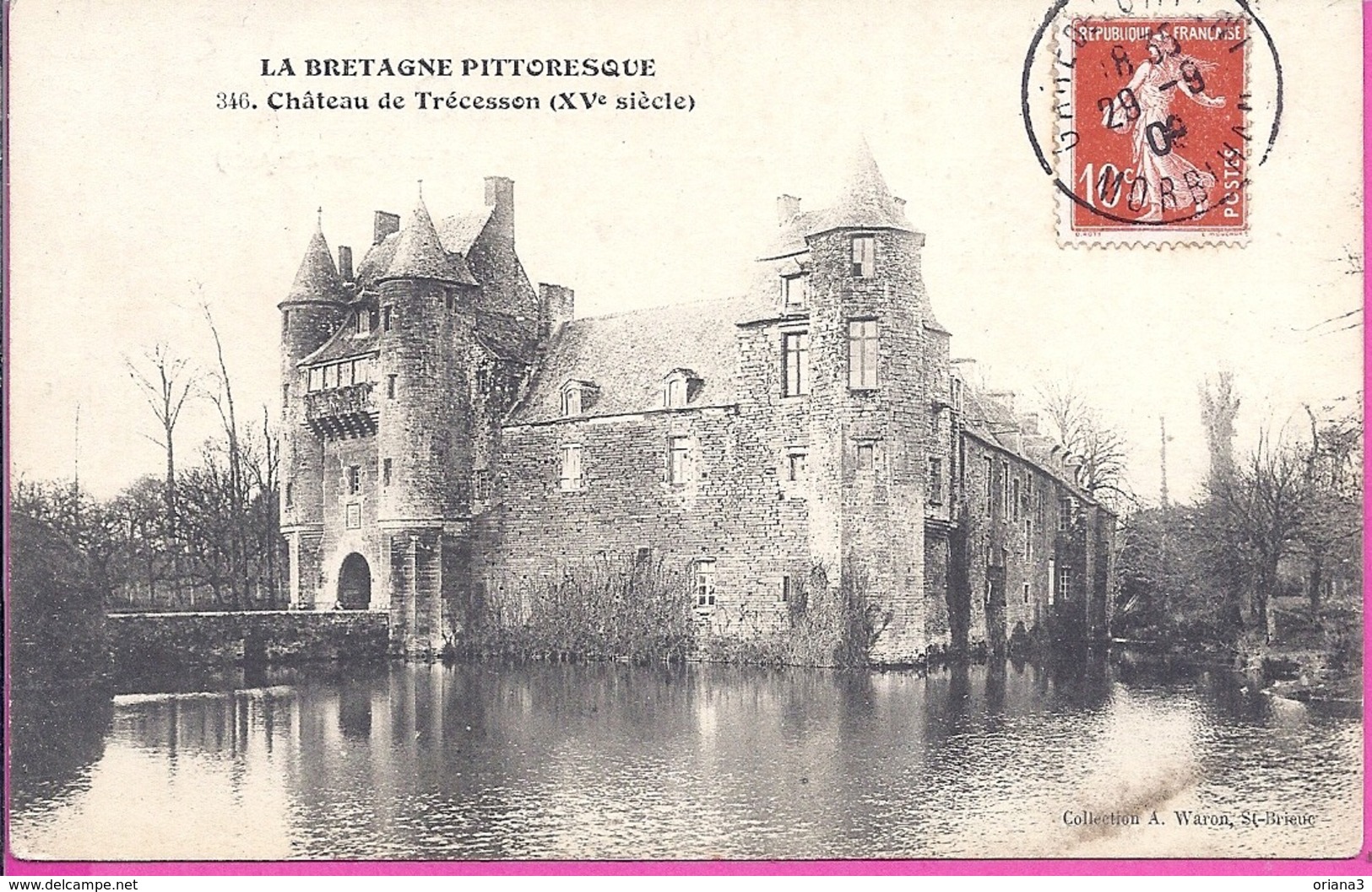 --  35 --  CHÂTEAU DE TRECESSON-- 1909 - Paimpont