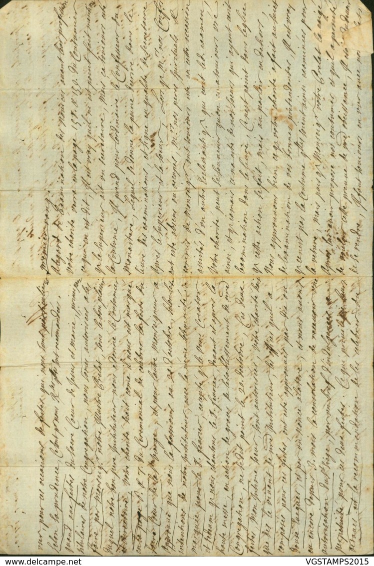 FRANCE LETTRE DATE DE CAEN 23/03/1700 (DE) DC-4168 - ....-1700: Precursores