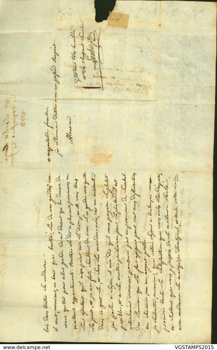 FRANCE LETTRE DATE BUILLAC 27/01/1778 VERS NOE (DEB DE NOE) ET TOULOUSE    (DE) DC-4176 - 1701-1800: Précurseurs XVIII