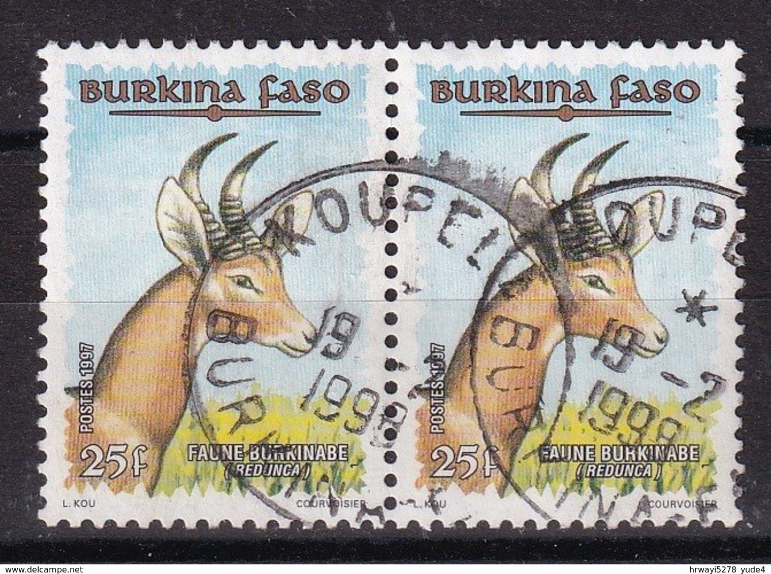 Burkina Faso 1997, Pair, Minr 1449, Vfu. Cv Undetermined - Burkina Faso (1984-...)