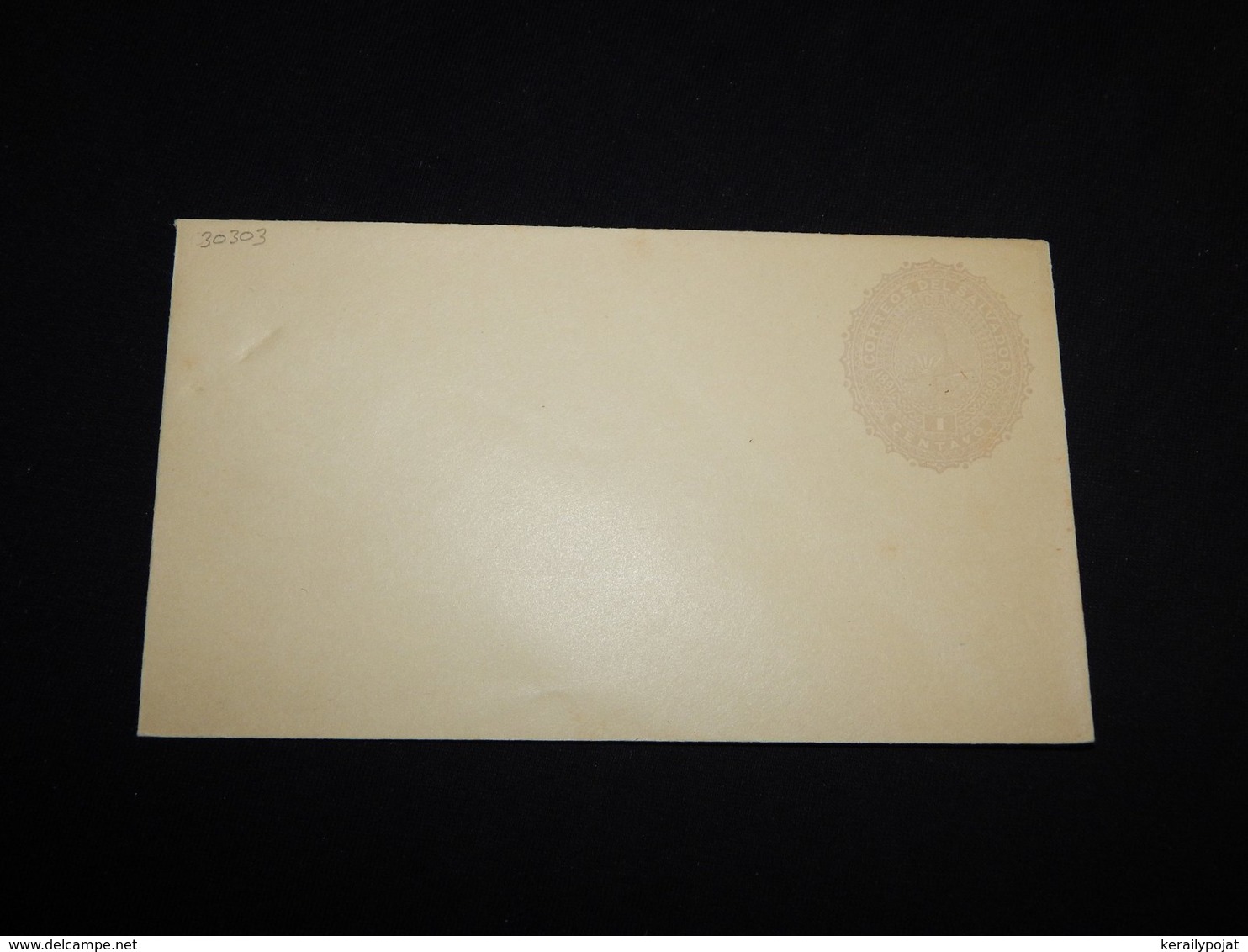 El Salvador 1c Grey Unused Stationery Envelope__(L-30303) - El Salvador