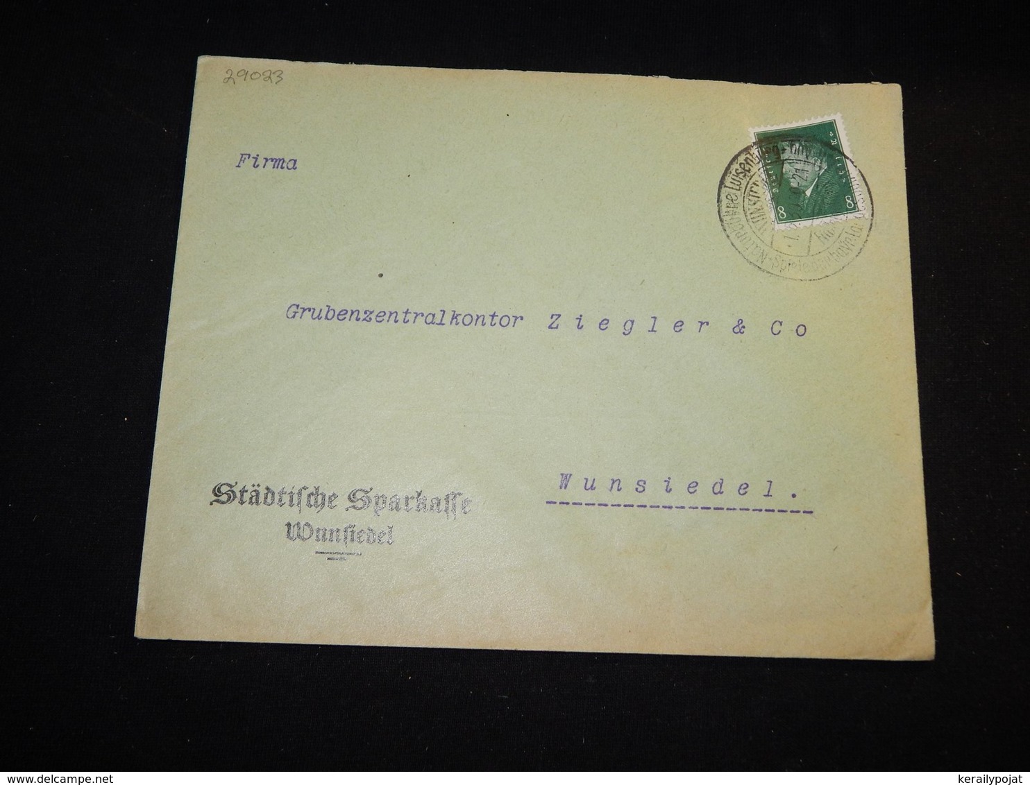 Germany 1930 Wunsiedel Städtische Sparkasse Business Cover__(L-29023) - Briefe U. Dokumente