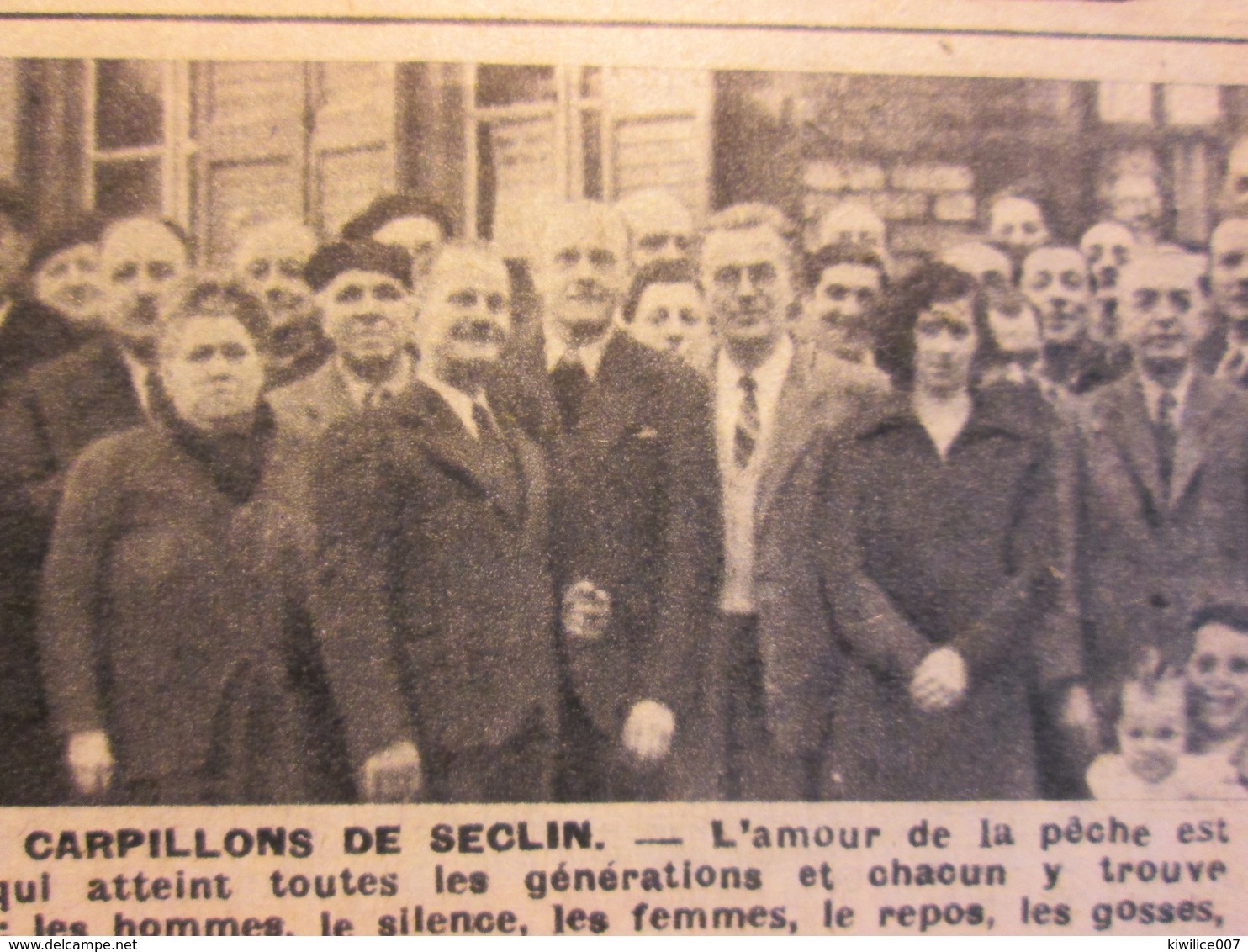 1951 SECLIN Club De Pecheur Les Carpillons De Seclin - Seclin