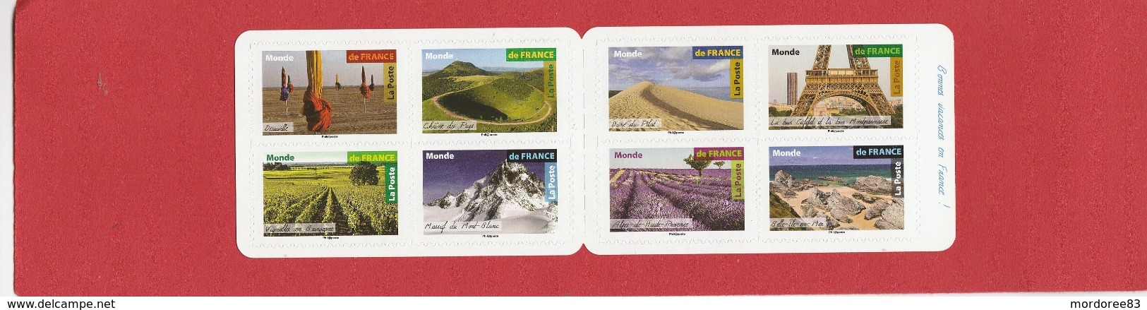 FRANCE 2018 CARNET 8 TIMBRES NEUF NON PLIE PAYSAGES DE FRANCE- BC 1540 - Commémoratifs