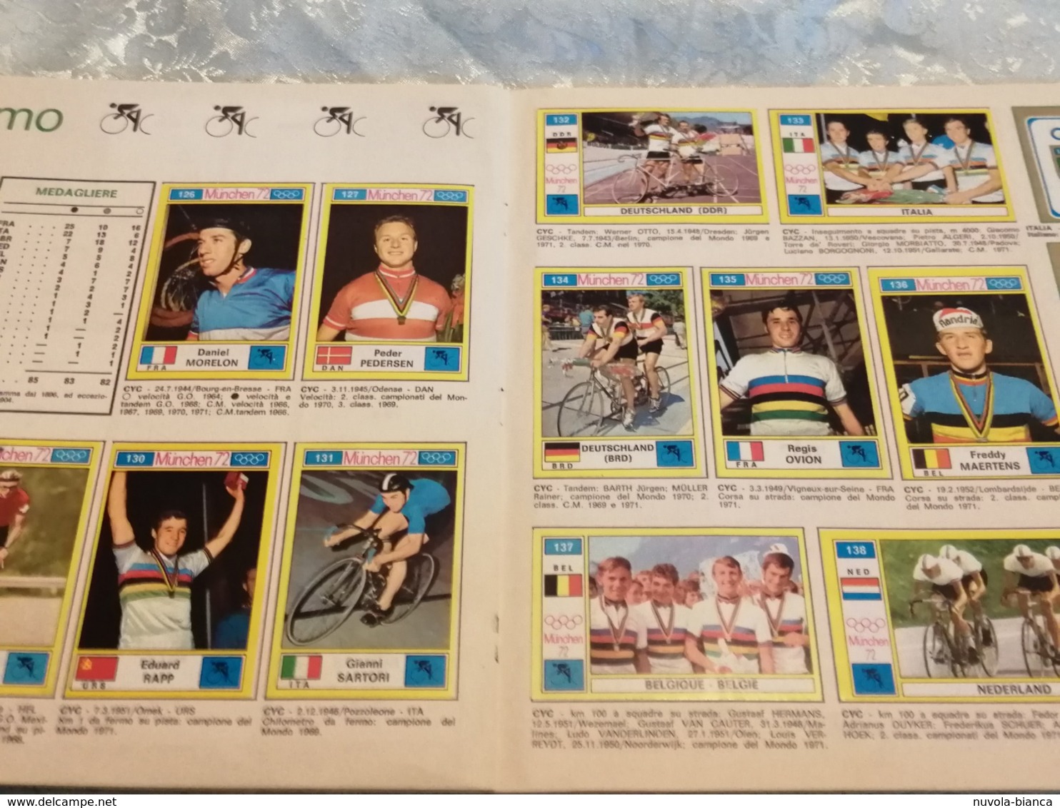 Munchen 72 xx olimpiade album completo ottimo panini €€&entra per descrizione