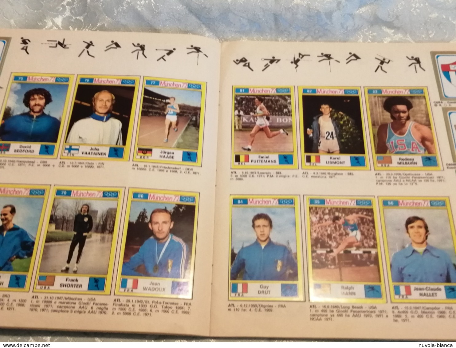 Munchen 72 xx olimpiade album completo ottimo panini €€&entra per descrizione