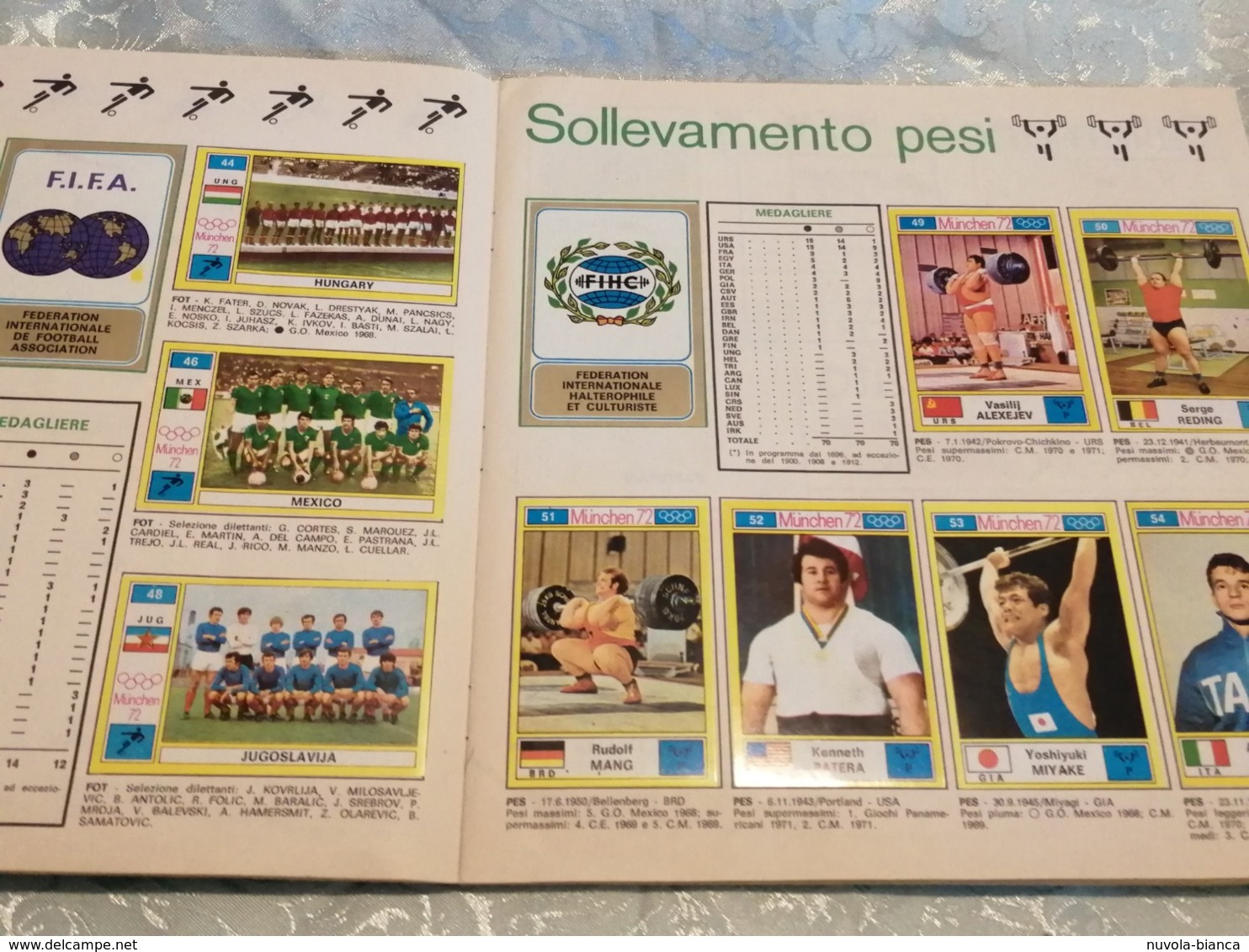 Munchen 72 xx olimpiade album completo ottimo panini €€&entra per descrizione