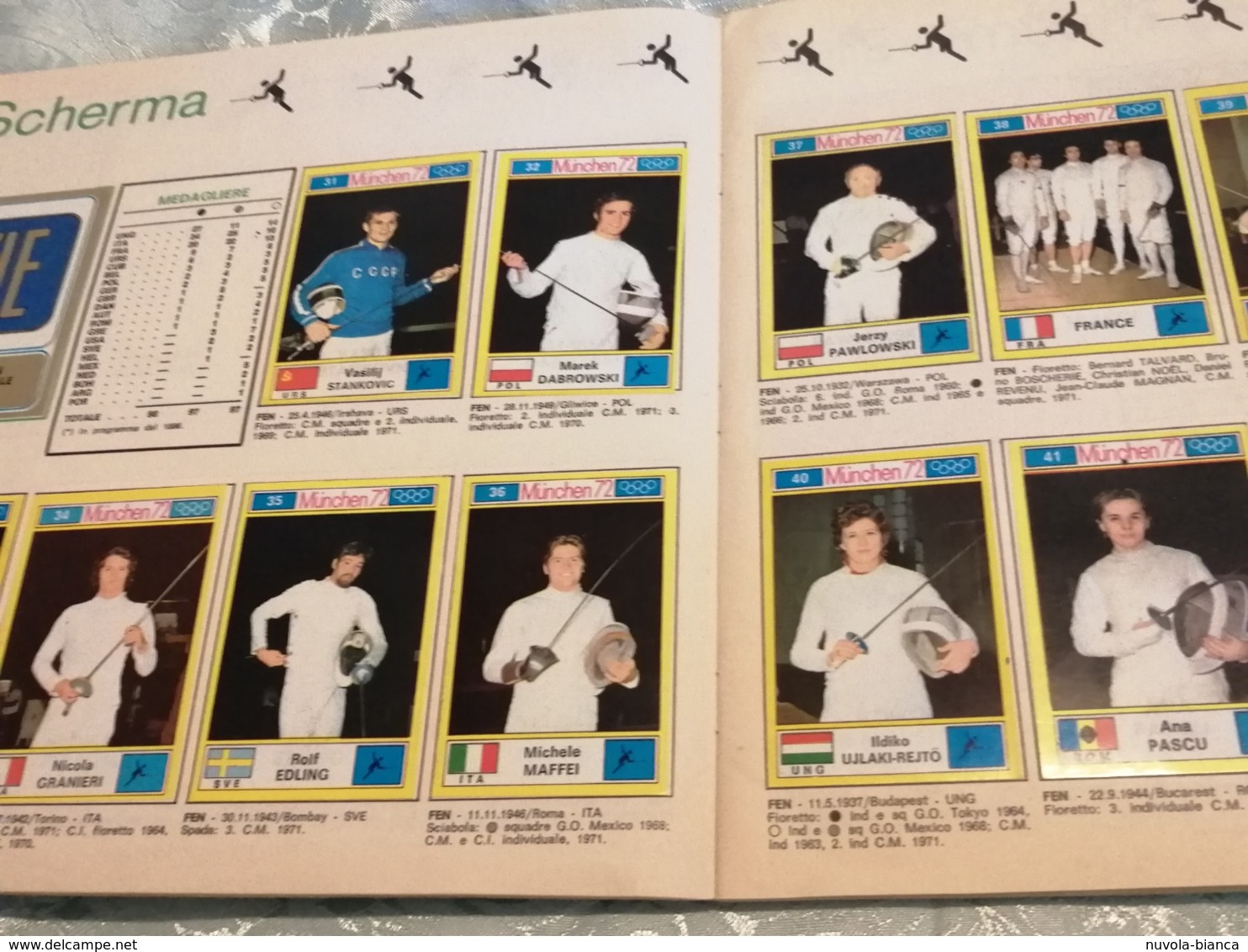 Munchen 72 xx olimpiade album completo ottimo panini €€&entra per descrizione