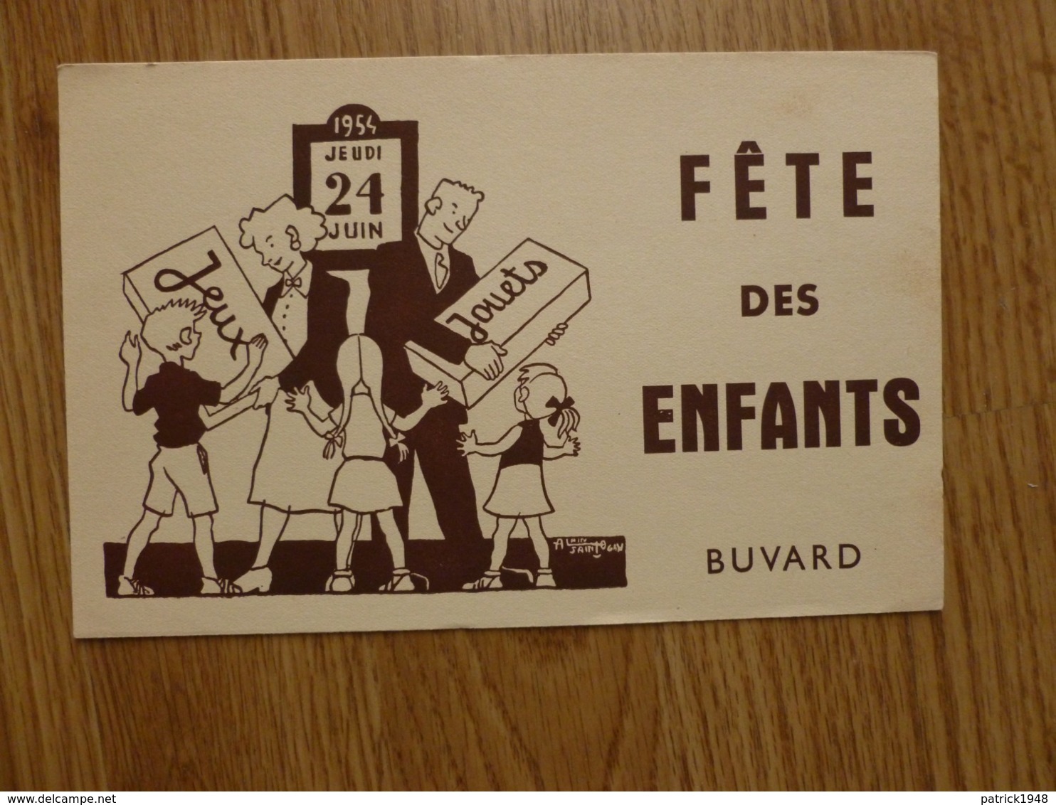 BUVARD FETE DES ENFANTS - Infantiles