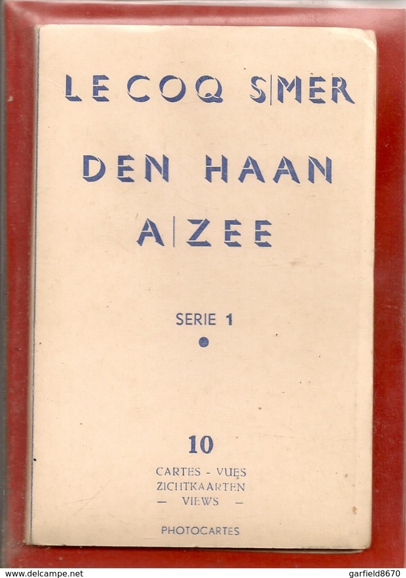 LE COQ S/MER - DEN HAAN - Serie 1 -boekje Met 10 Kkaarten - De Haan