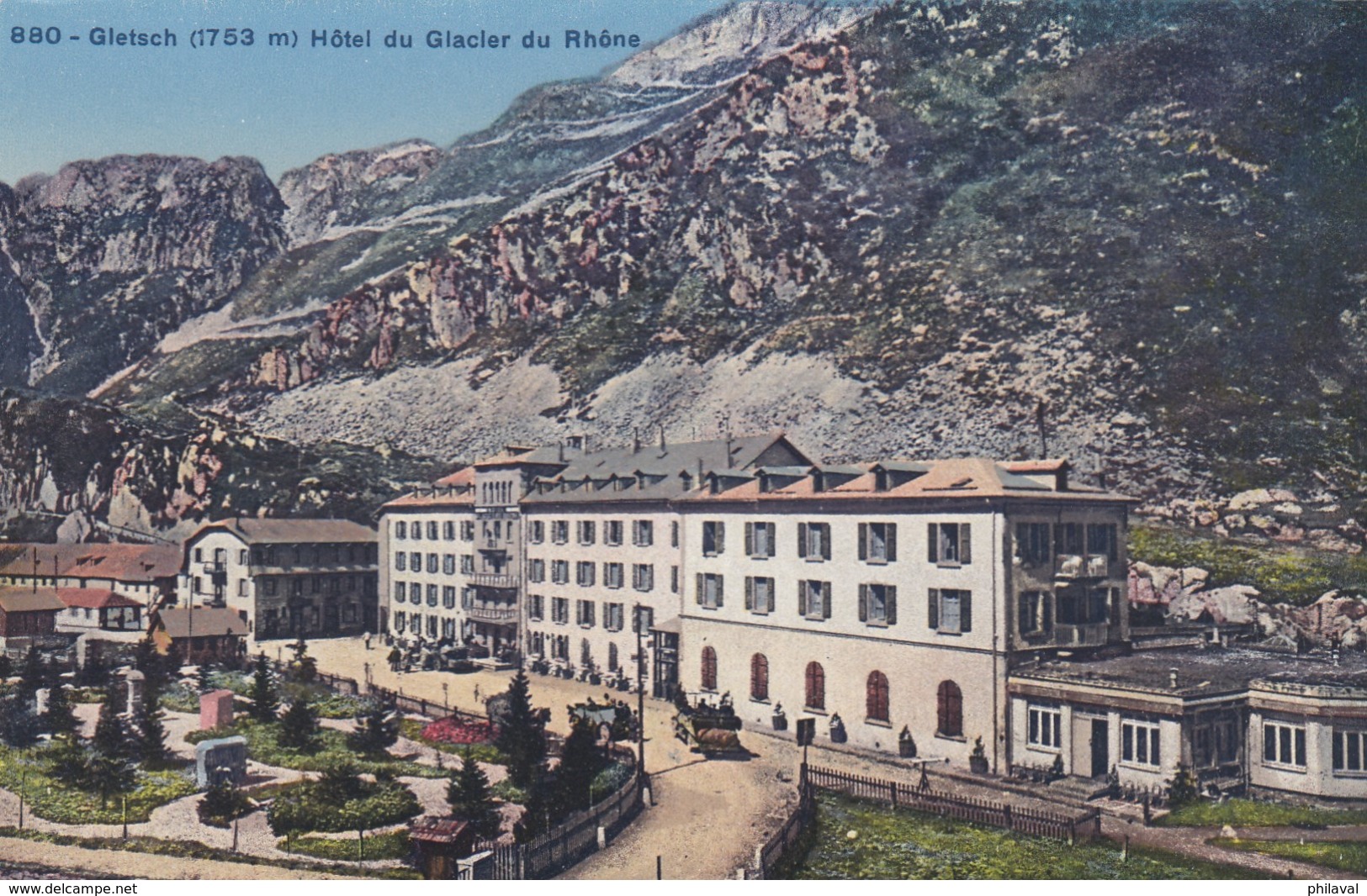 Gletsch Et Hôtel Du Glacier Du Rhône - Andere & Zonder Classificatie