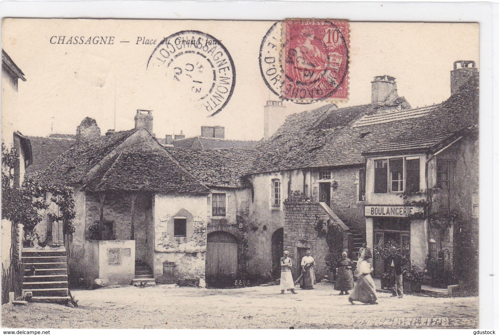 Saône-et-Loire - Chassagne - Place Du Grand Four - Otros & Sin Clasificación