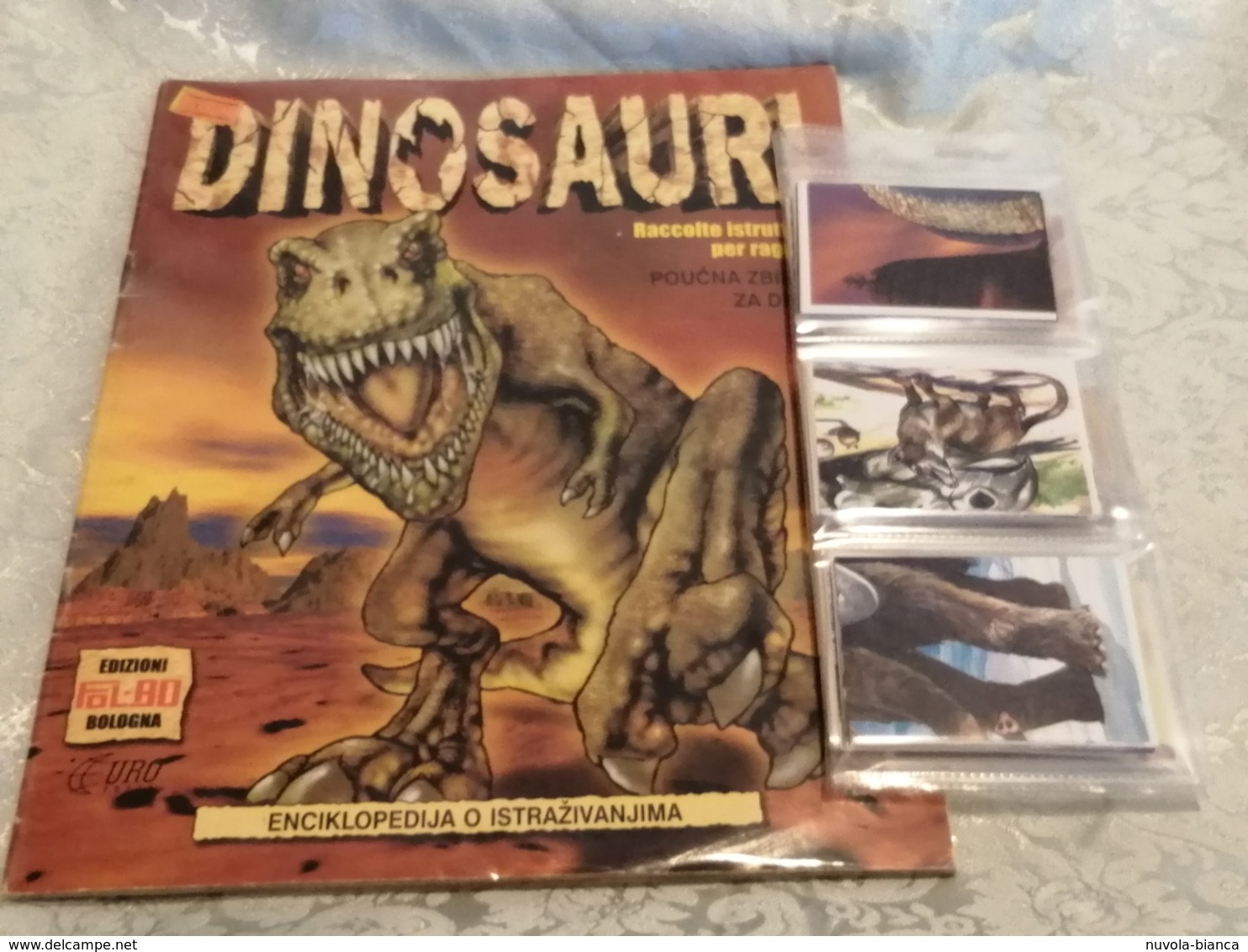 Dinosauri Album Vuoto+set Completo Figurine FOL. BO Entra X Descrizione - Other & Unclassified